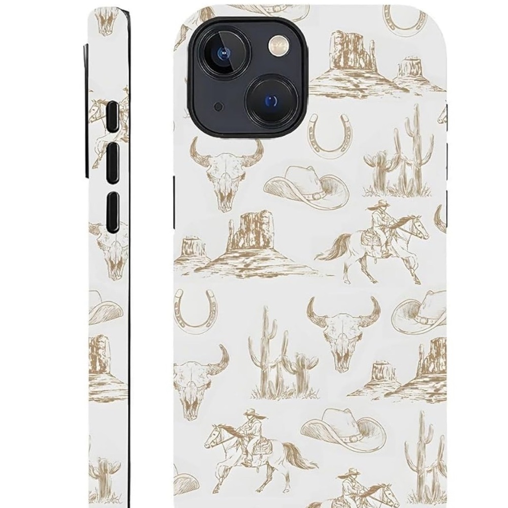 Western Cowboy Pattern Phone Case